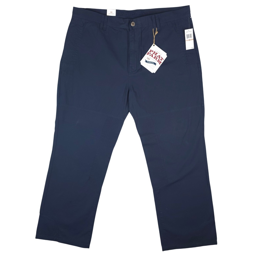 Phat Farm Pants Mens 42x33 Navy Blue Streetwear Y2K‎ Hip Hop Urban